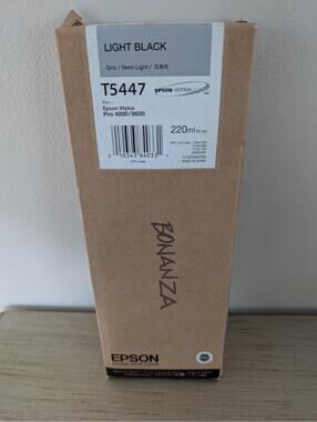 NEW Genuine Epson T5447 Light Black Ink Stylus Pro 4000/4400/9600 220ml EX 2014